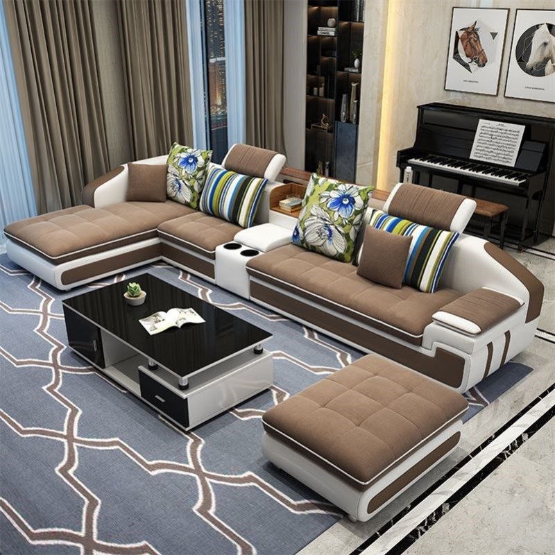 极速布艺沙发简约现代客r厅大小户型可拆洗北欧乳胶皮布沙发组合,住宅家具,布艺沙发,淘宝优惠券,粉丝福利购,淘宝优惠卷