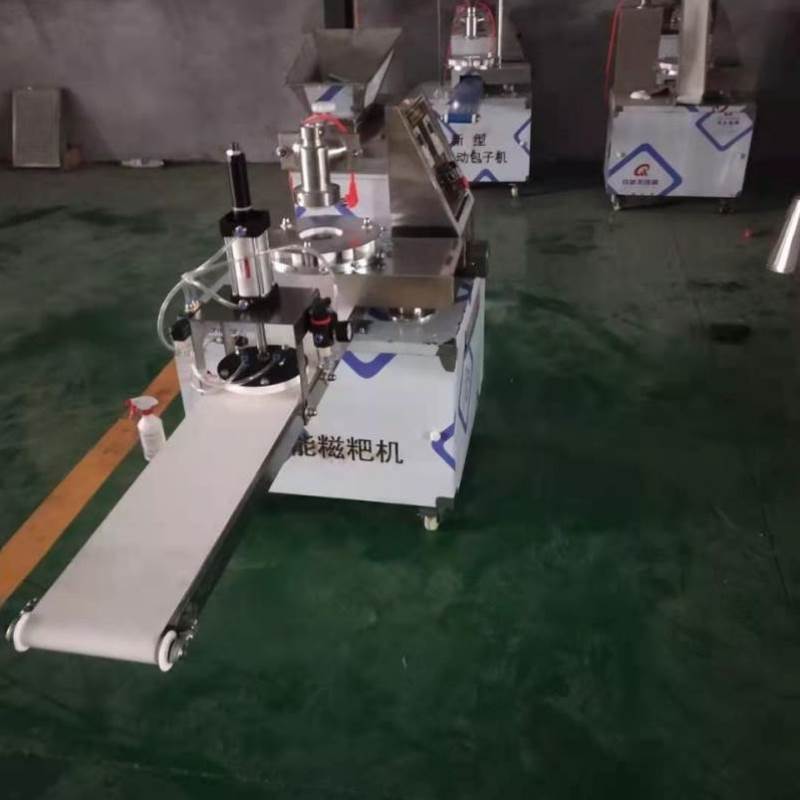 极速云南a饵块机商用全自动无馅糍粑机年糕白果 包子馒头馅饼一体