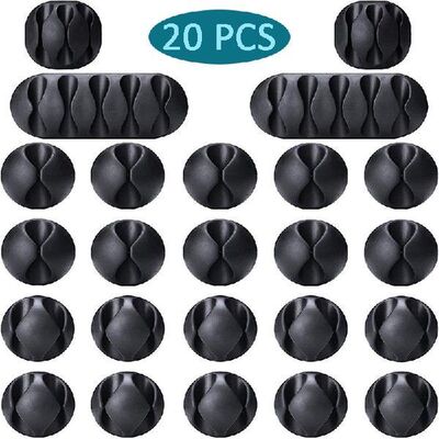 极速USB Cable Clips Organizer Self Adhesive WireS Holders Id