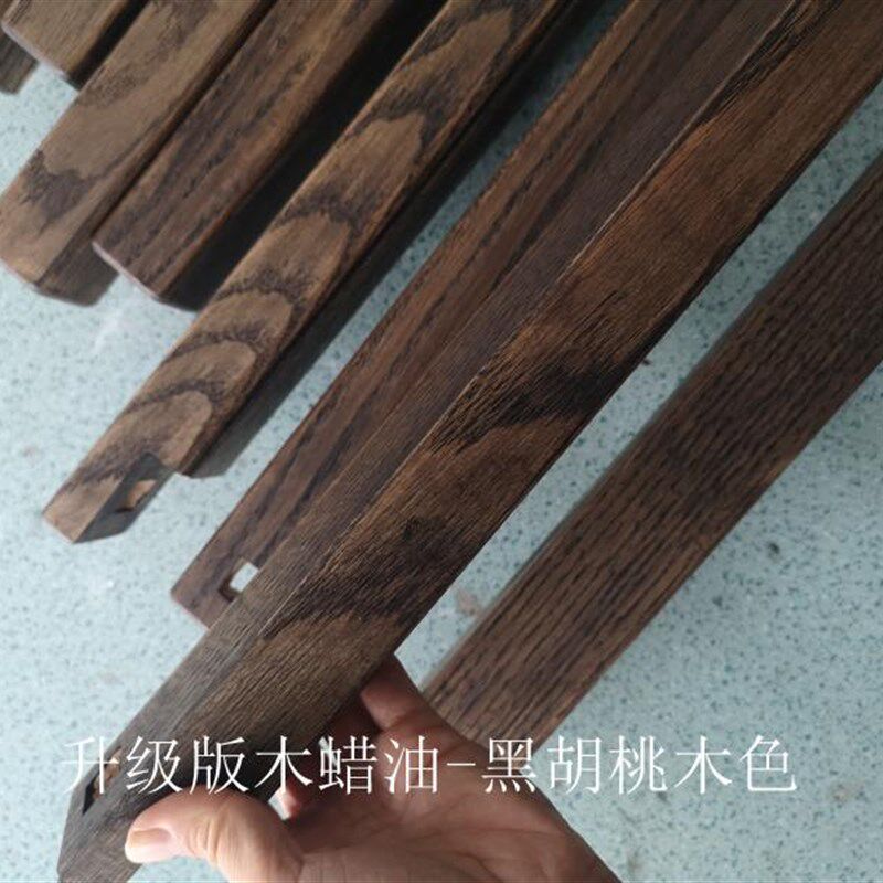极速新品新中式美式橡木实t木蚊帐架支架杆子木头架子牀幔X蚊帐杆