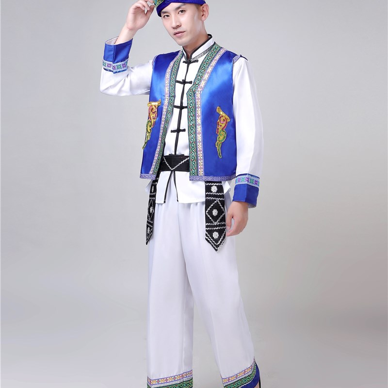 极速新款成人男士k仡佬族少数民族舞蹈服舞台表演服装男生演出服