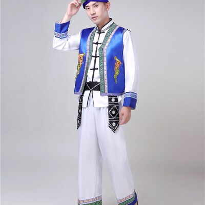 极速新款成人男士k仡佬族少数民族舞蹈服舞台表演服装男生演出服