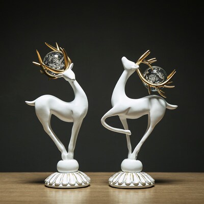 极速Modern Home Decoration Ayccessories Resin Statue Living