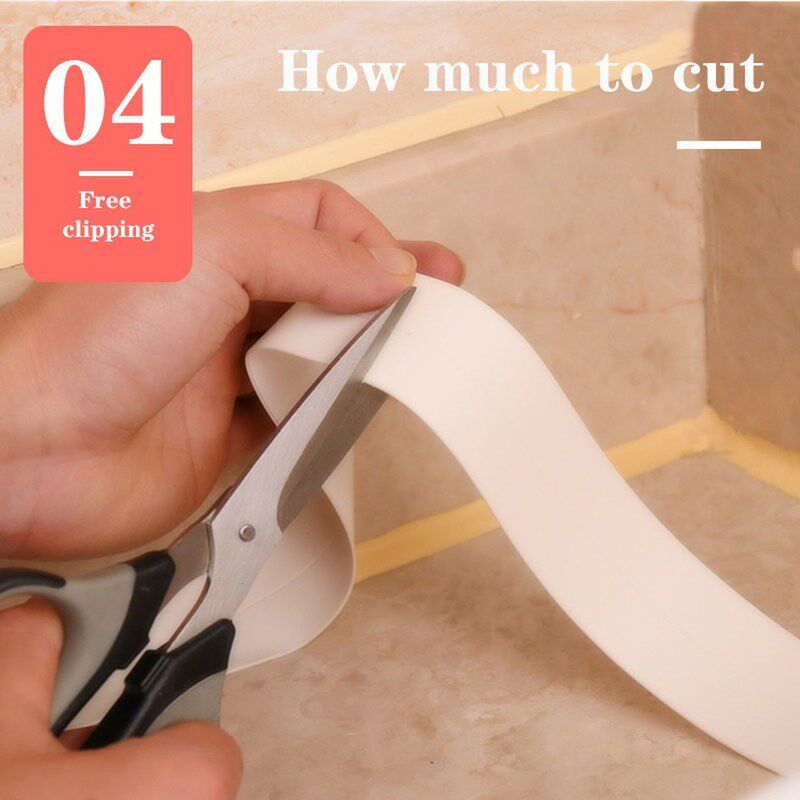 极速Sealing Strip Sealing Tapye Bathroom Shower Sink Caulk T