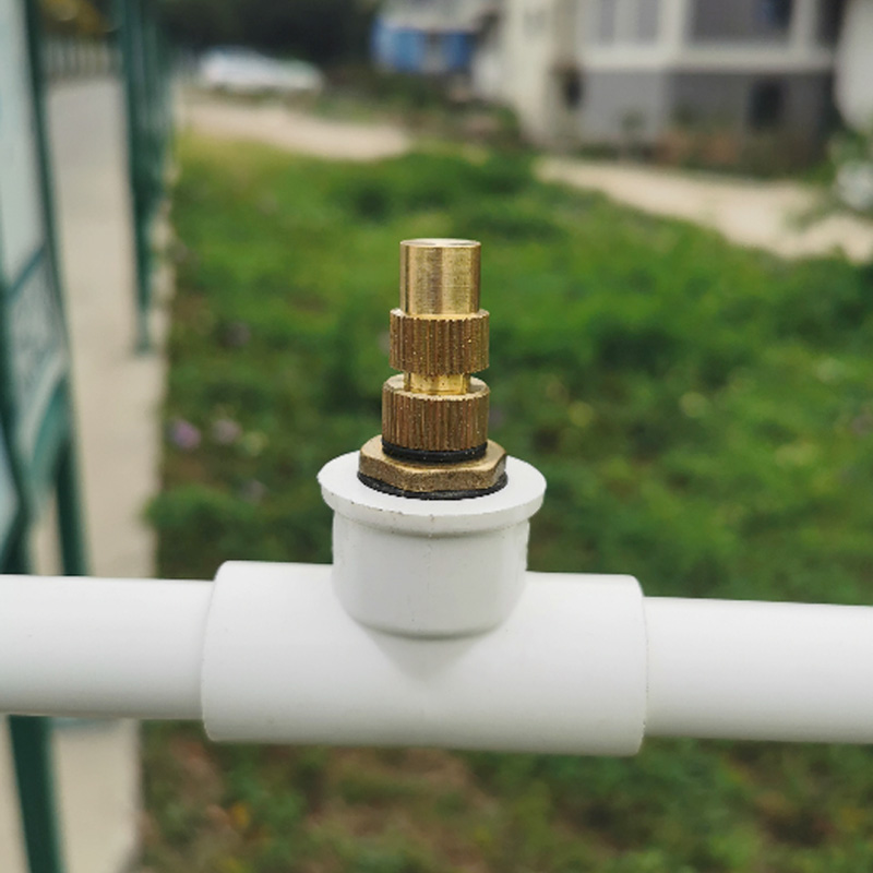 速发。4分铜喷头 喷雾器可调屋顶降温喷头雾化草坪灌溉全铜喷头喷