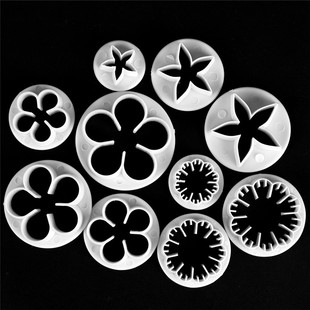 新品33pcs/set Fondant Plunger Cutters Full SOet Mold For Bak