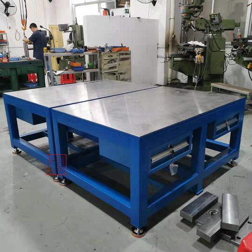 极速飞模台模房钳工台重型模具工作台省模台钢Q板桌学校实训台检