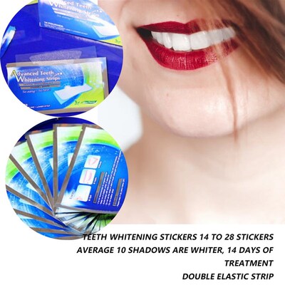 极速28 pcs=14 pair=1 box Gel Teeth Whitening Strips XOral Hy