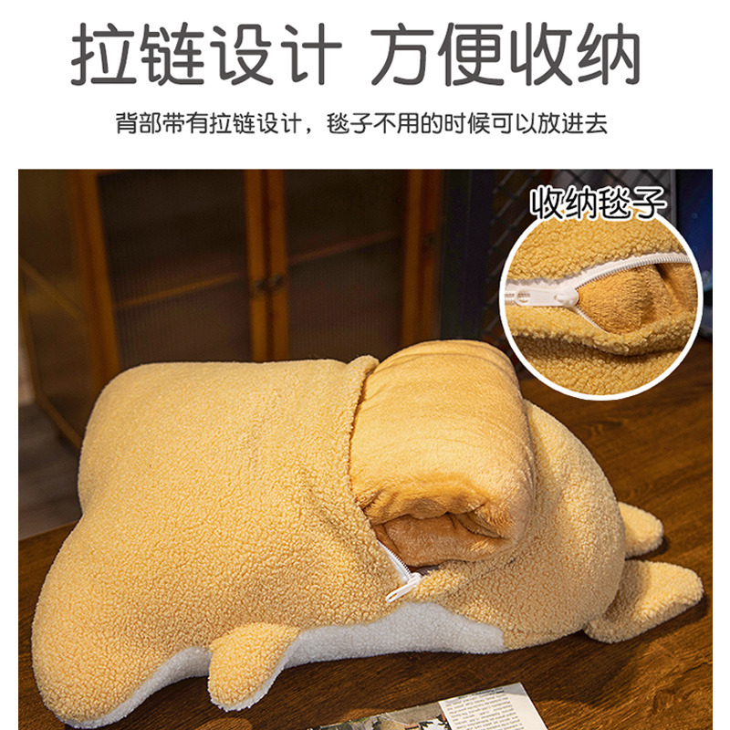 极速汽车用抱枕被子两用毯子办y公室午睡靠垫枕头盖毯空调夏凉被