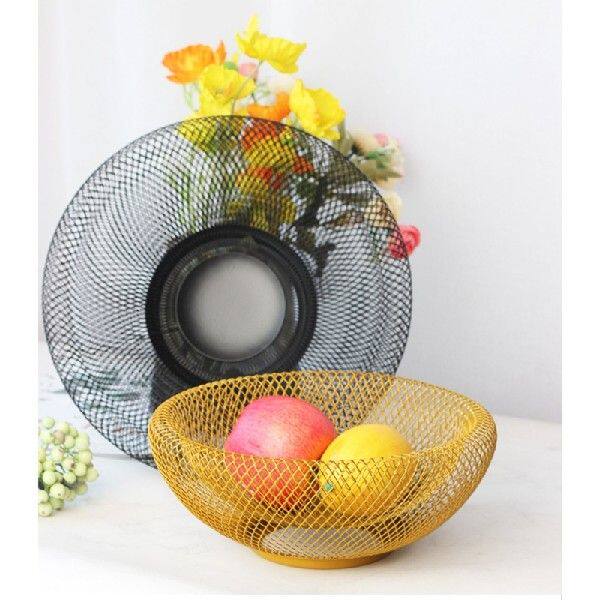 极速Nordic Style Kitchen Table Dining Fruit Basket XIron Art