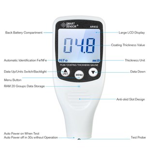 极速Digital Paint nCoating Thickness Gauge Coatings Thicknes