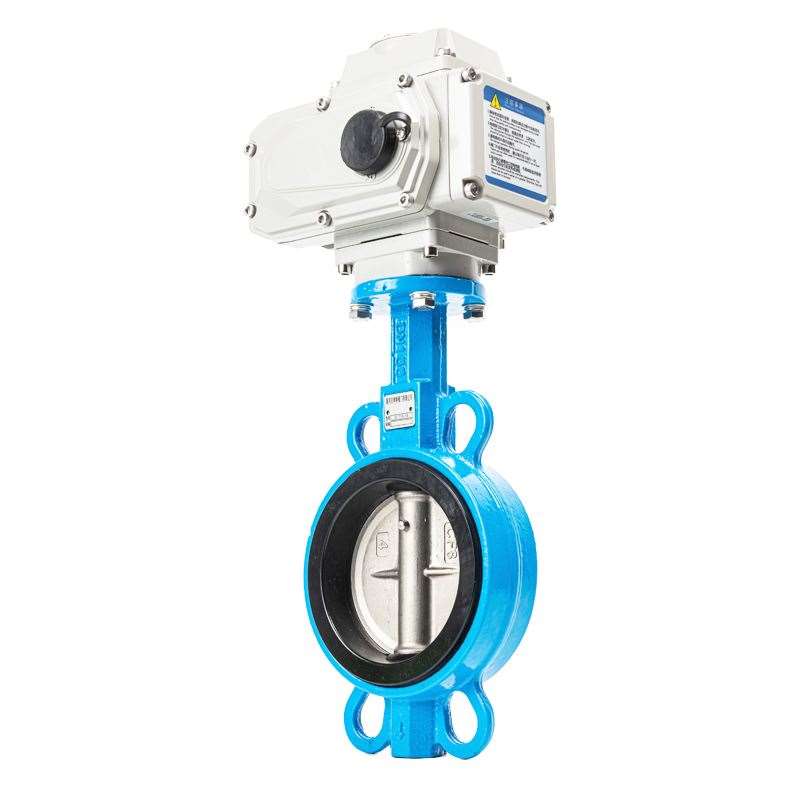 极速电动蝶阀 D971X 电动对夹式蝶阀 电动阀DN40 50 65 8V0  -DN5