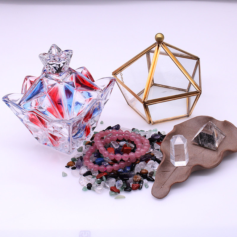 极速天然水晶碎石收纳q盒玻璃碗容器石头摆件储物罐家居客厅桌面,饰品/流行首饰/时尚饰品新,奇石,淘宝优惠券,粉丝福利购,淘宝优惠卷