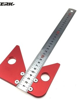极速Multcifunctional Woodworking Ruler Round Center Measurin