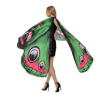 极速Shawl Adultk  Wings Decoration Holiday Halloween Women C