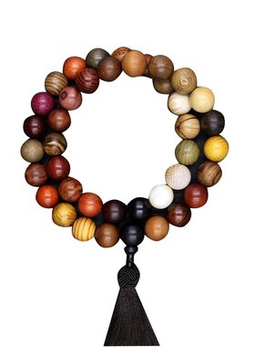 极速多宝手串男士佛珠小叶紫檀串珠沉香手链念珠R文玩手持黄花梨