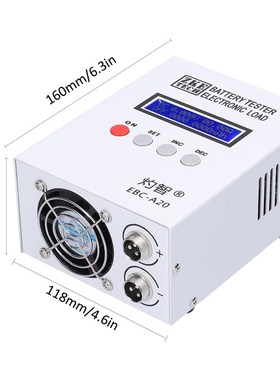 极速EBCb-A20 Battery Capacity Test Device 30V 20A 85W Lithiu