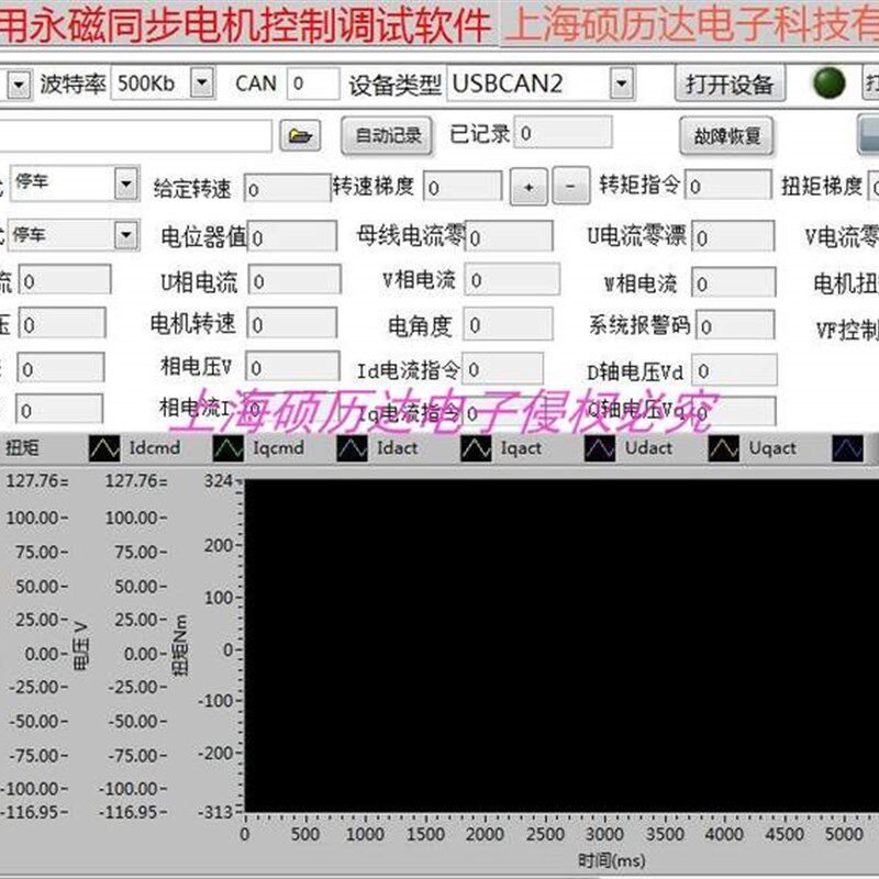 极速STM32F407永磁q同步直流无刷电机开发板FOC和SVPWM矢量控制