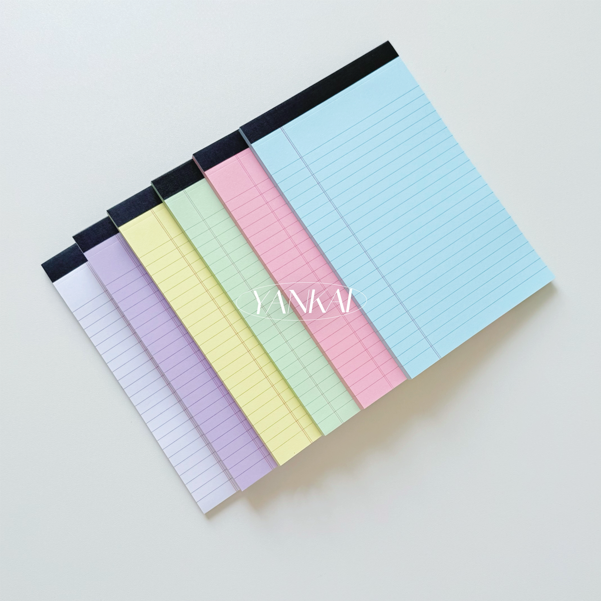 简约ins糖果色彩色可撕拉拍纸本