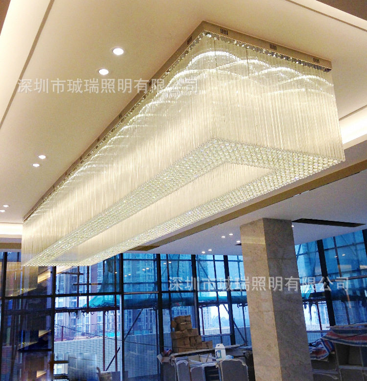 非标工程灯 别墅吊灯 酒店大堂吸顶灯 KTV售楼部大堂灯 水晶灯