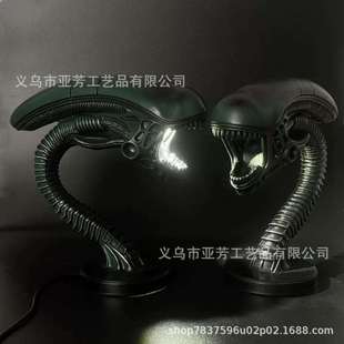 跨境新品 ALIEN LAMPS 外星生物灯架 卧室家庭装饰灯品树脂摆件