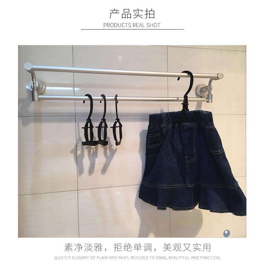 塑料衣架裙夹 白色家居裙子裤子晾晒衣架 服装店家居裙夹