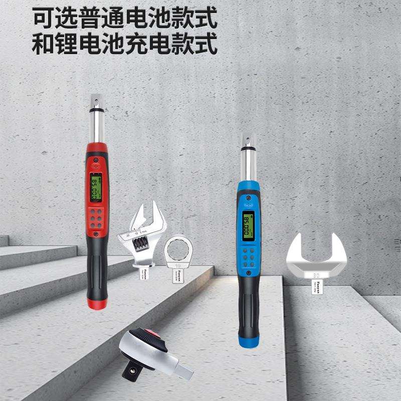 Fanyaa可换头充电扭力扳手EGC方孔接口扭矩扳手力矩紧固检测工具