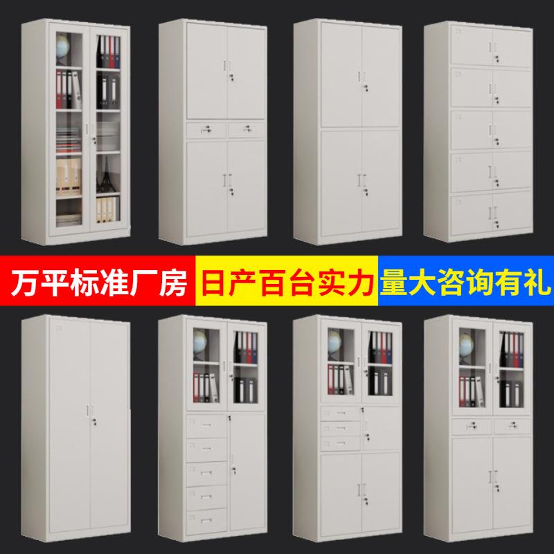 铁皮文件柜办公柜资料铁皮柜钢制档案柜办公室储物柜财务凭证柜