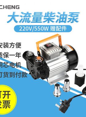 奥诚ACTP60 220v电压抽油泵电动加油泵 直流加油泵吸油泵柴油泵