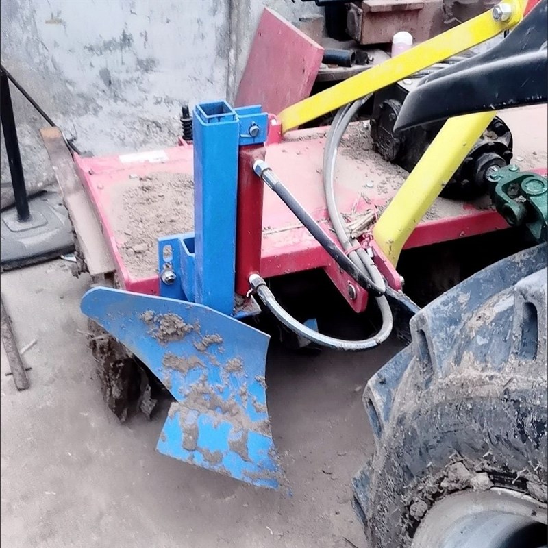 热销拖拉机改装旋j耕机液压翻转扶背犁打梗器开沟犁撇土起垄器农