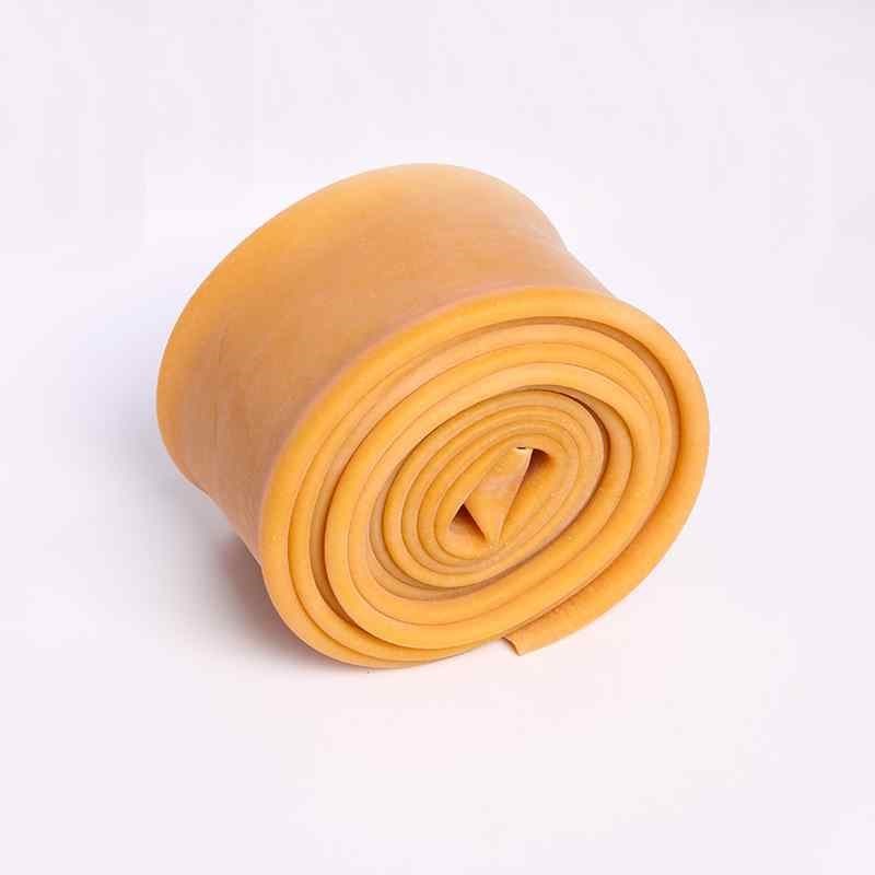 热销黄色橡胶圈高弹力橡皮管大口径空心橡胶N管耐用型环套加长