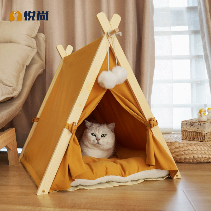 热销猫窝冬季保暖四季通用狗窝宠物帐篷冬天可拆洗封X闭式泰迪室