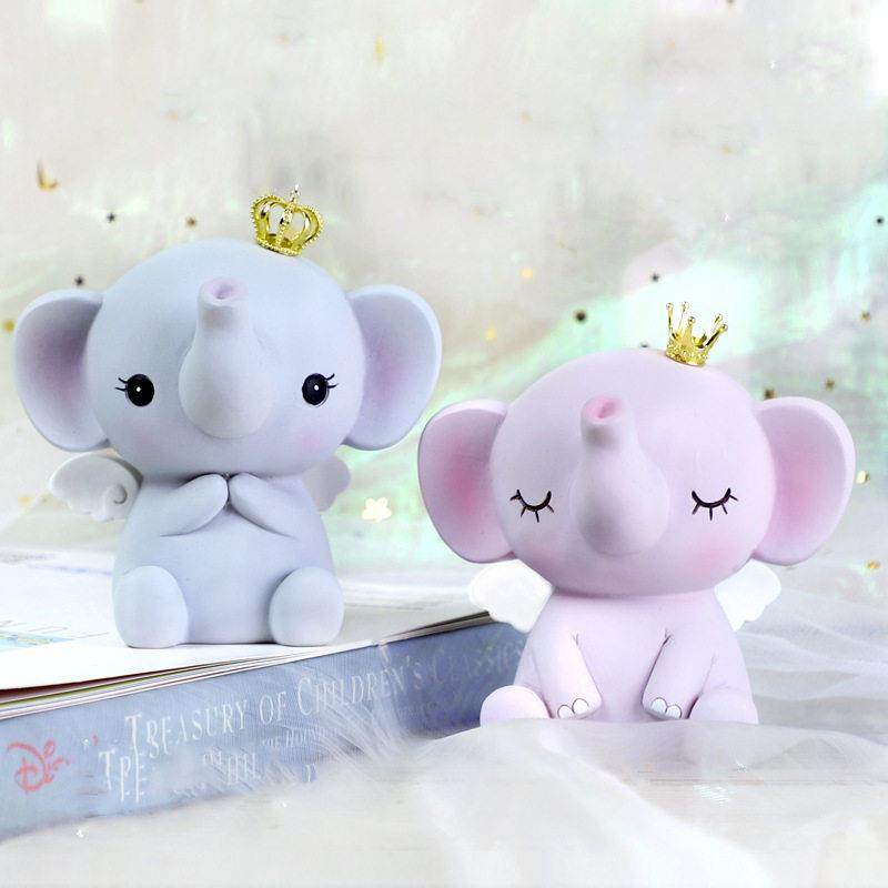 北欧风小大象存钱罐装饰摆件送对象创意礼储蓄罐同学情侣生日礼物,家居饰品,装饰摆件,淘宝优惠券,粉丝福利购,淘宝优惠卷