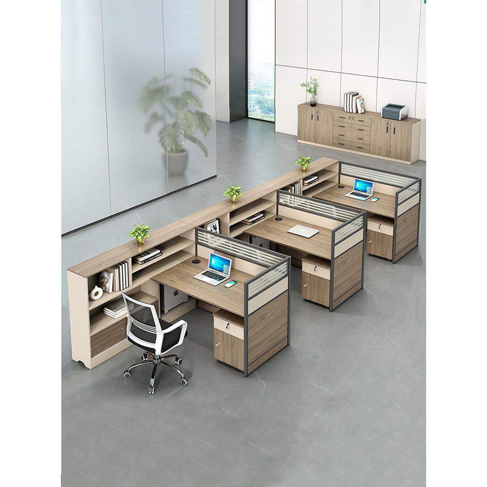 员工桌椅组合简约现代三人桌办公室财务室屏风桌,商业/办公家具,组合/屏风工作位,淘宝优惠券,粉丝福利购,淘宝优惠卷