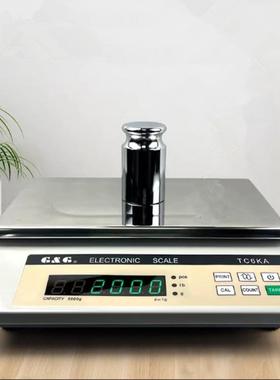 双杰TC20KA应变式电子天平TC30KA方形不锈钢秤盘电子天平