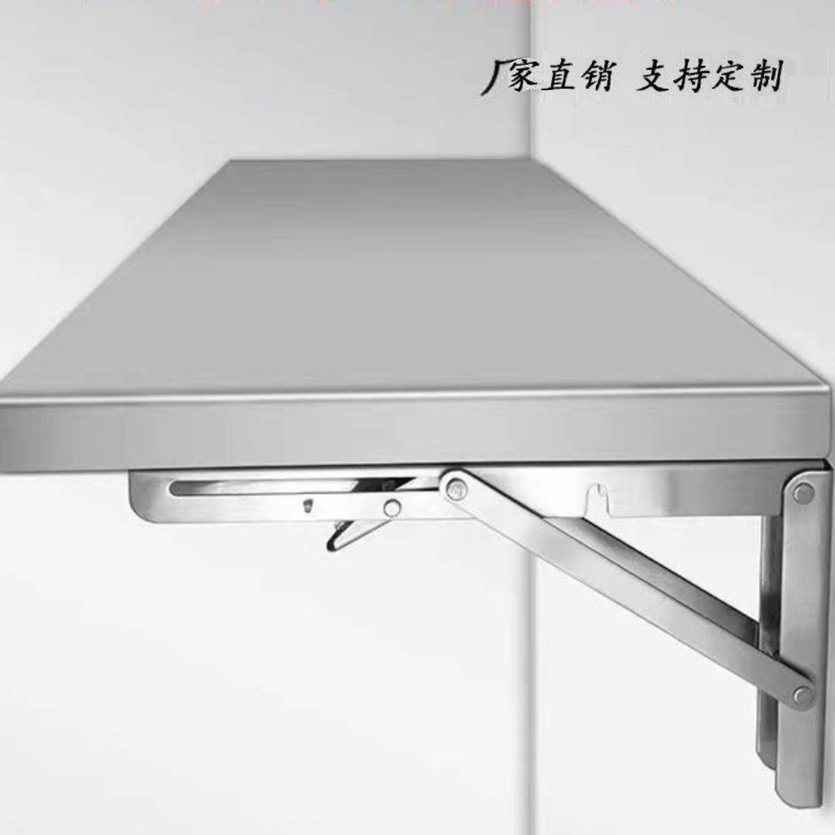 不锈钢架一层挂墙架单层壁挂置物架调料架厨房墙上墙面壁挂可折叠