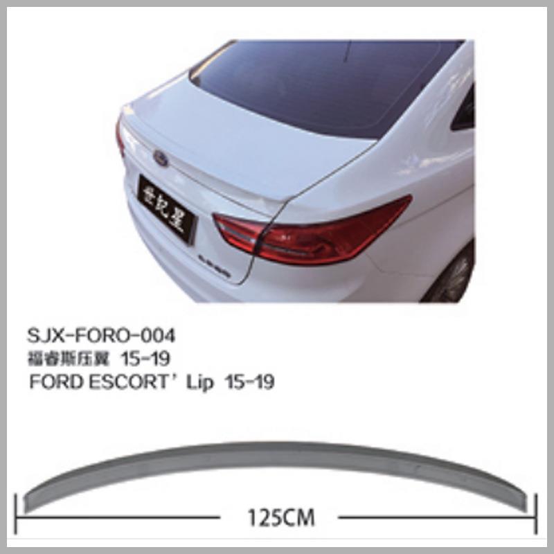 福特福睿斯尾翼福瑞斯改装专用烤漆ABS免打孔定风压尾翼福睿斯