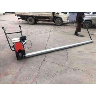 电动混凝土整平机校园道路表面平铺机手拉式无级调速铺平机