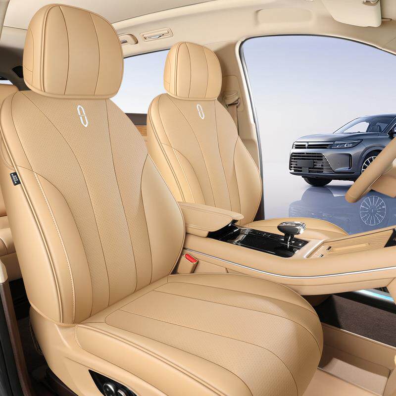 专车适用于问界M7原车纹路汽车坐垫汽车座套四季全包围汽车坐垫