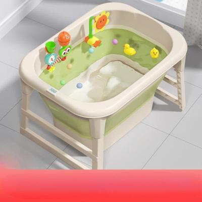 可坐家用洗澡桶婴儿洗澡盆儿童泡澡桶折叠秋冬天宝宝浴桶浴盆小孩