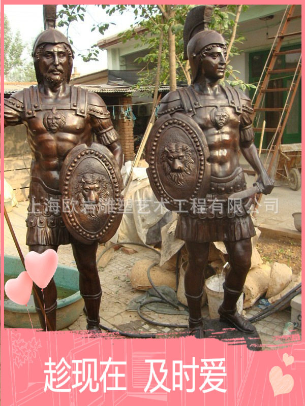 锻造雕塑 铜雕 欧式雕塑 古代人物雕塑 士兵雕塑