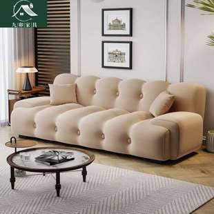 罗奇堡布艺沙发床两用折叠多功能小户型现代简约客厅家用沙发床