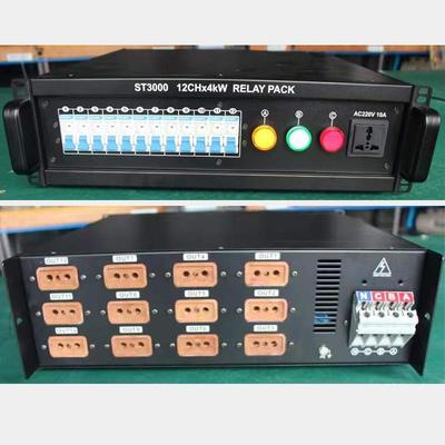12路4KW电源直通箱舞台灯光工程配电箱三相指示灯12路电源箱设备