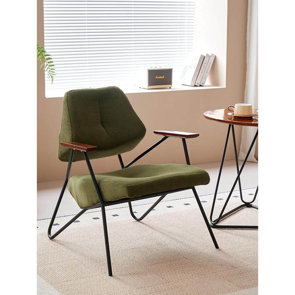 网红沙发椅咖啡厅奶茶店单人洽谈休闲沙发北欧餐厅桌椅组合休闲区