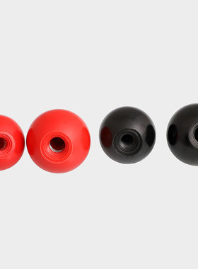 M4 M5 M6 M8 M10M12M16胶木球手柄球红色/黑色塑料圆球操纵杆把手