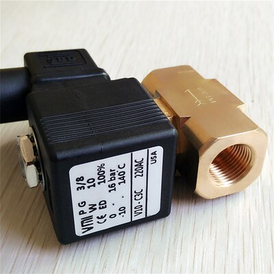 VMI PG3/8 V10-C3C 220AC双螺杆造粒机挤出机专用电磁阀 3分接口