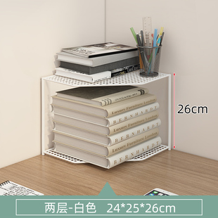 转角书架桌面收纳置物架角落书桌上三角书柜办公室墙角拐角整理架