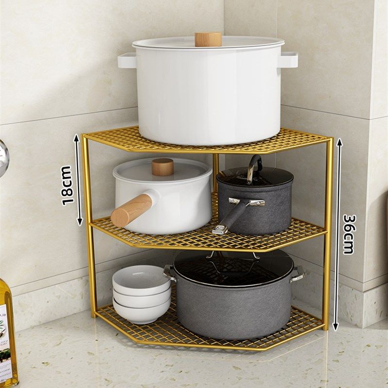 厨房锅具收纳架台面转角置物架家用下水槽放锅架子壁橱柜子分层架,个性定制/设计服务/DIY,明信片定制,淘宝优惠券,粉丝福利购,淘宝优惠卷