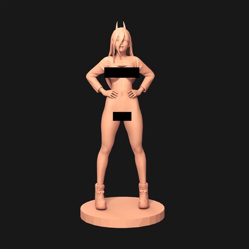 电锯人Dodomo  NSFW 手办白模1:43微缩练手比例模型1/64小人偶