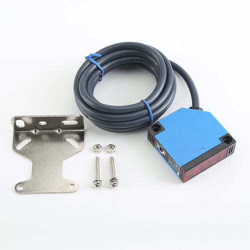 方形光电开关E3JK-DS30M1漫反射式E3JK-5DM1-5L对射传感器12V/24V